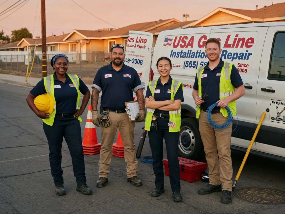 Gas Line Installation company in Hedrick, IA